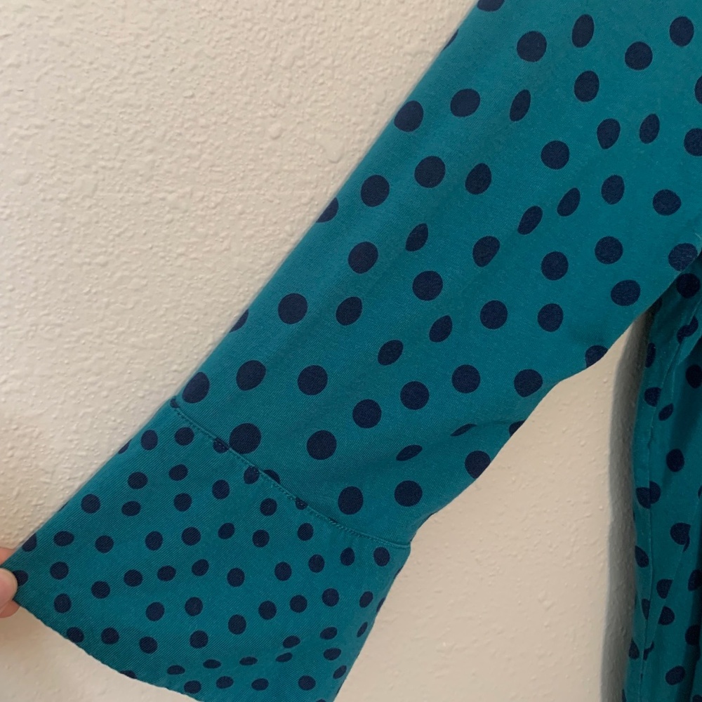 Boden Althea Polkadot, 3/4 sleeve jersey blouse - US size 16 - Picture 6 of 7